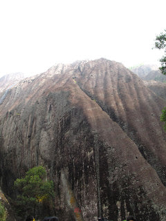 The sheer limestone cliffs of Wuyishan