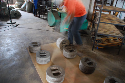 Stone weights to press puer bings