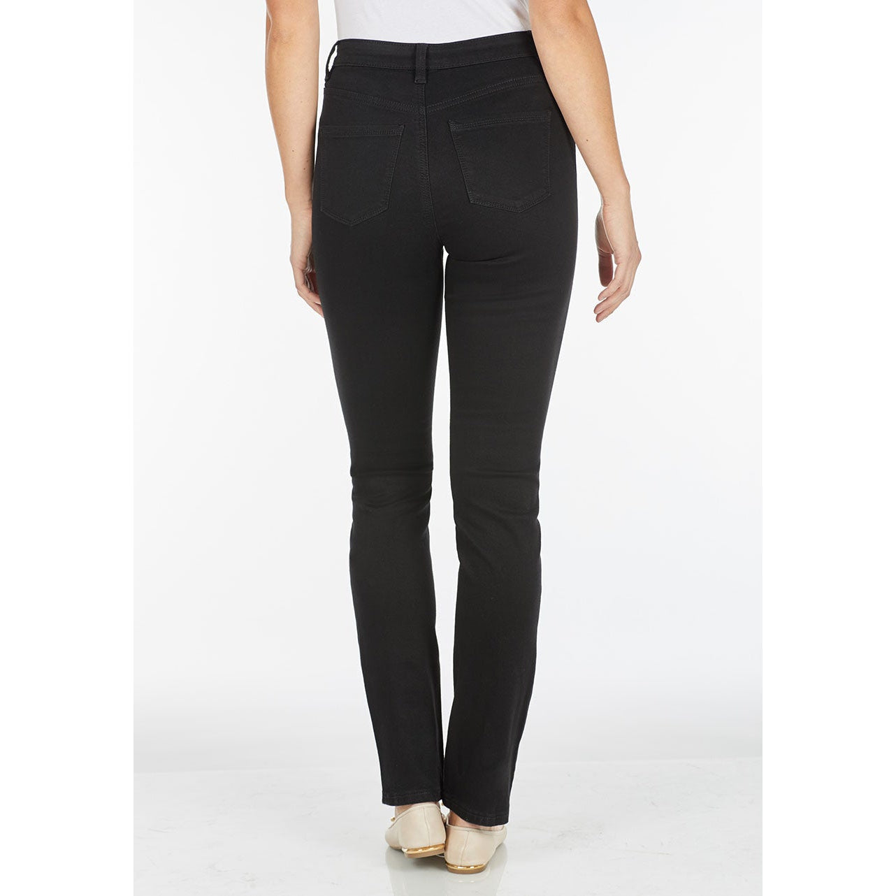 Lennon Straight Leg Pants - Black - Bella Dahl