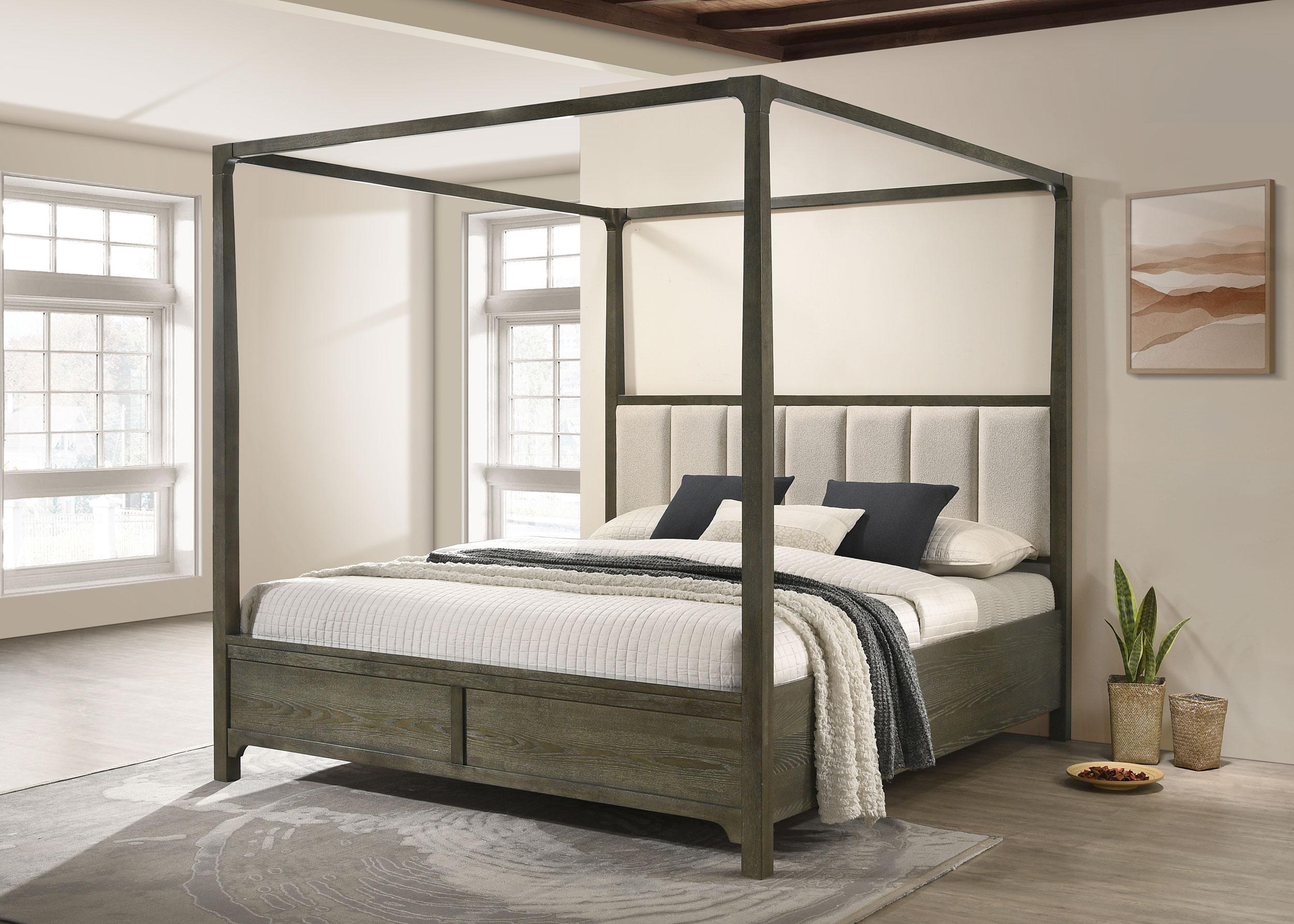 Dark Cocoa Gran Park Canopy Bed