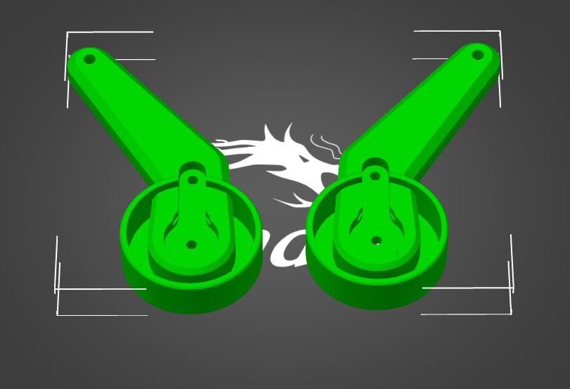 PLASTIC PARTS SR6 Pitcher Arms