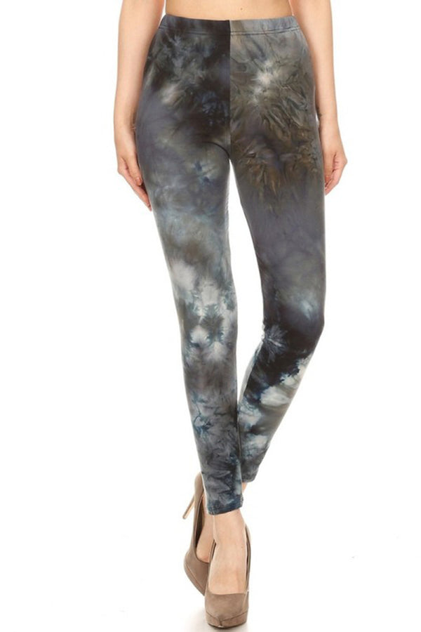 EQYL Grey Tie Dye Leggings- Size ~S (See Notes- Inseam 23) – The Saved  Collection