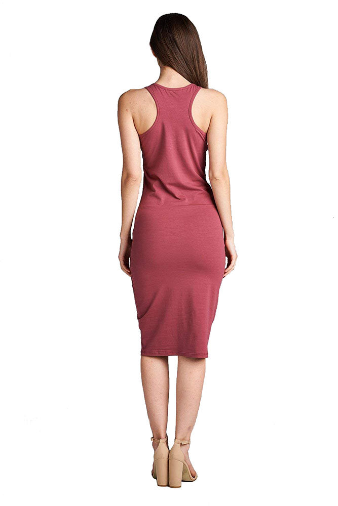 racerback dress midi