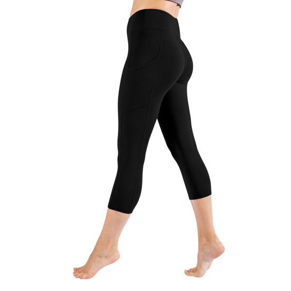 High Waist Solid Microfiber Ultra Soft Capri Leggings (One Size) – Niobe  Clothing