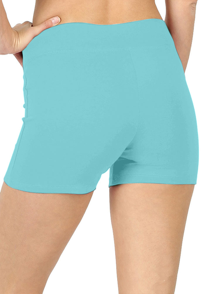 thick cotton biker shorts