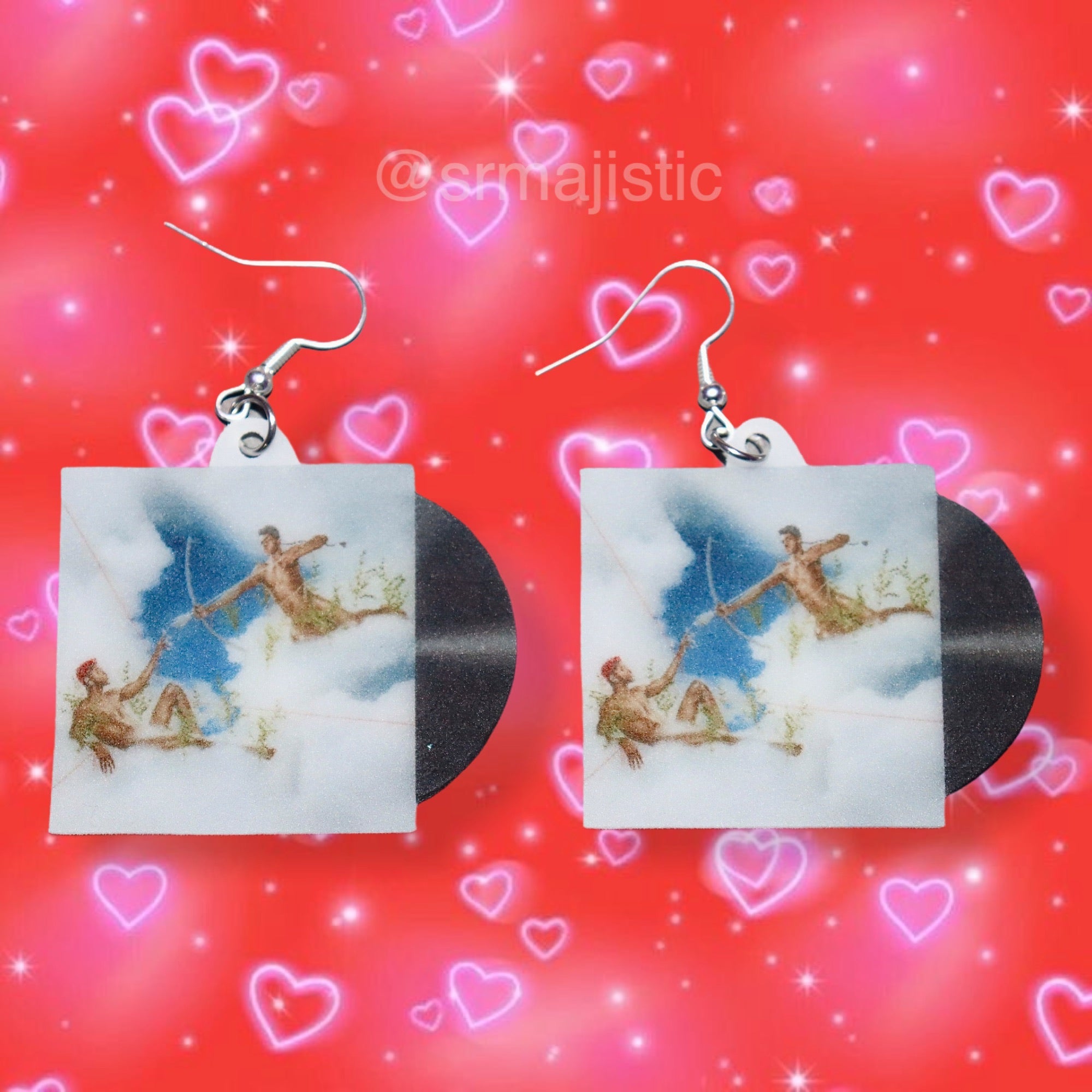 Lil Nas X Montero Call Me By Your Name Vinyl Single Handmade Earring Sam Makes Things