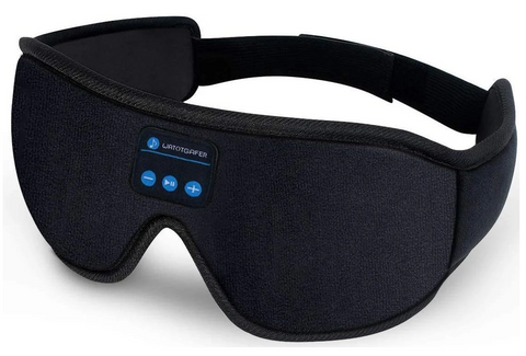 Lightmetunnel sleep mask and headphones