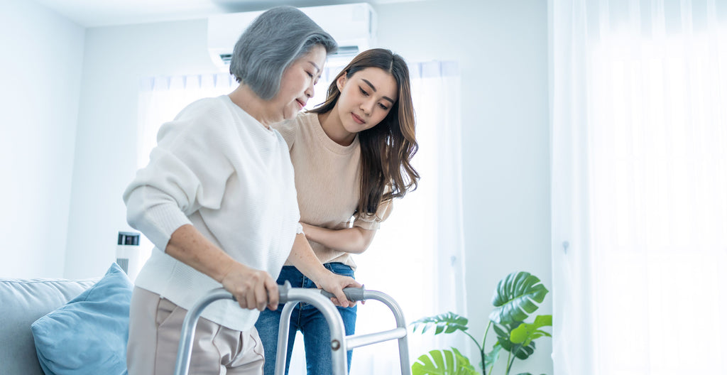 caring for elderly loved one