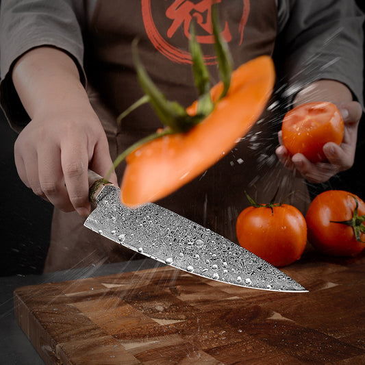 Professional Japanese 67 Layers Damascus Steel Kitchen Knife Set By The  Freakin Rican®