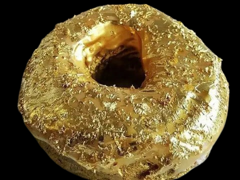 Gold donut