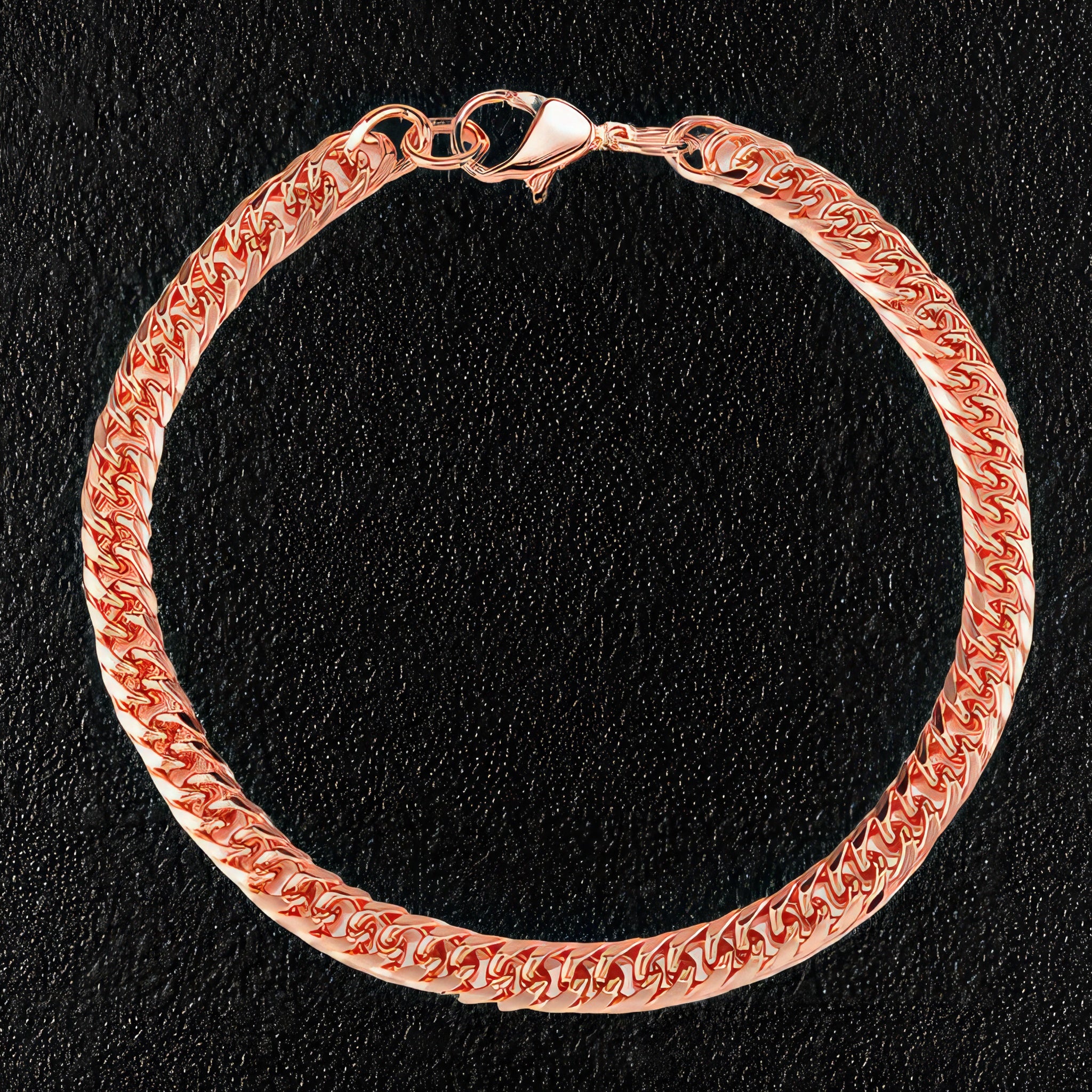 Copper Cuban Bracelet