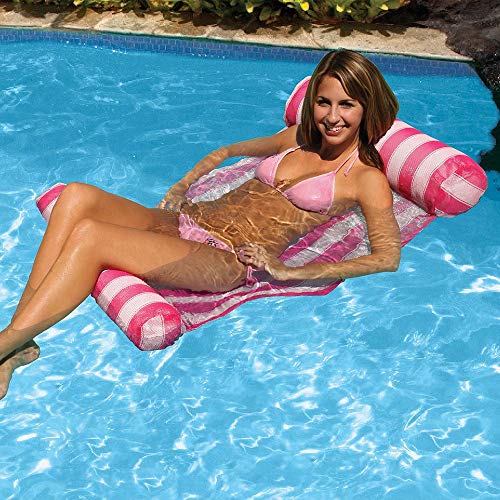 pink pool lounger