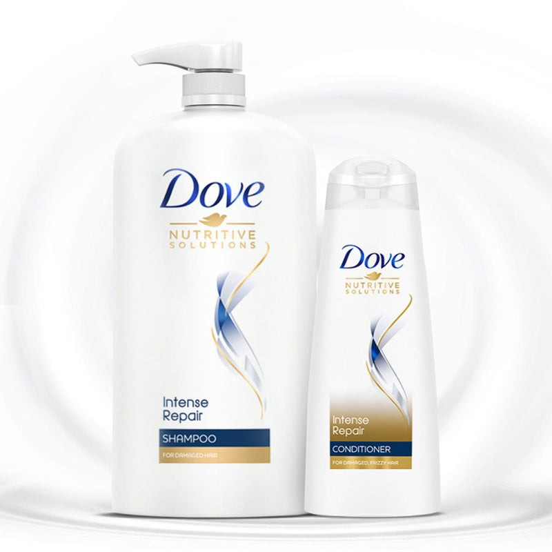Dove Intense Repair Shampoo 1Ltr and Dove Intense Repair Conditioner 3  TheUShop