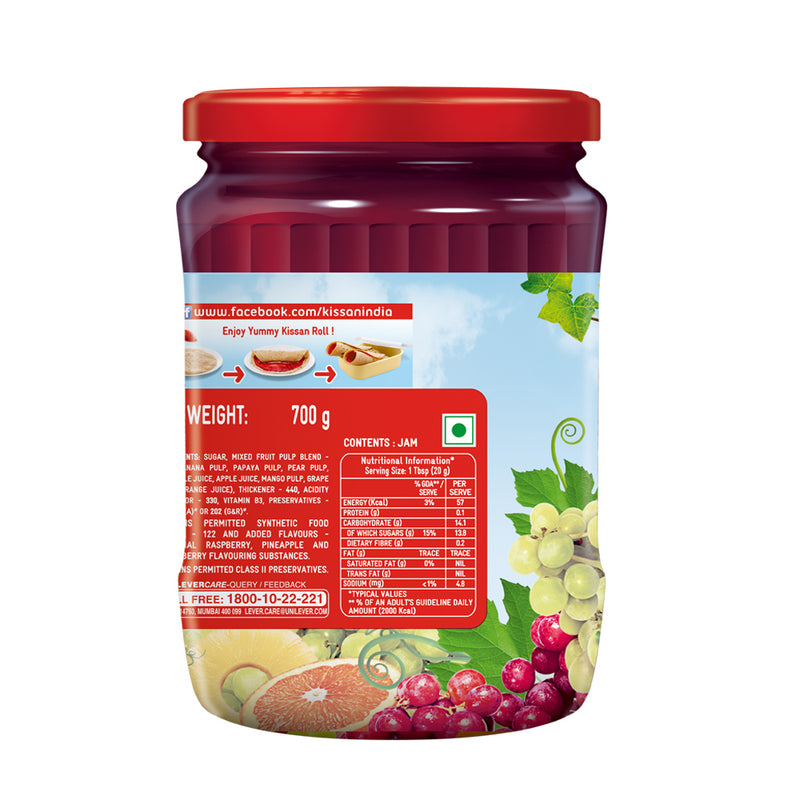 Kissan Mixed Fruit Jam 700gms