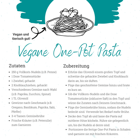 Rezept Vegane One-Pot Pasta