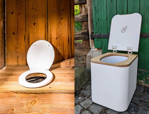 Baño seco o baño seco con separador – Trelino® Composting Toilets