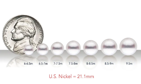 Akoya Pearls Sizes