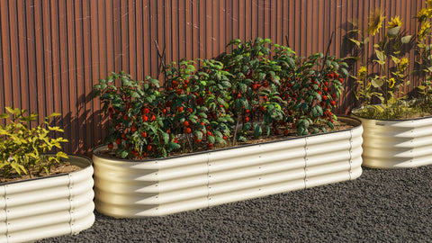 Adaptable 9-in-1 Modular Metal Raised Garden Bed