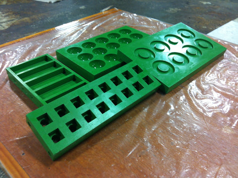 Sorbothane molds of all sizes for a wide range of vibration isolators