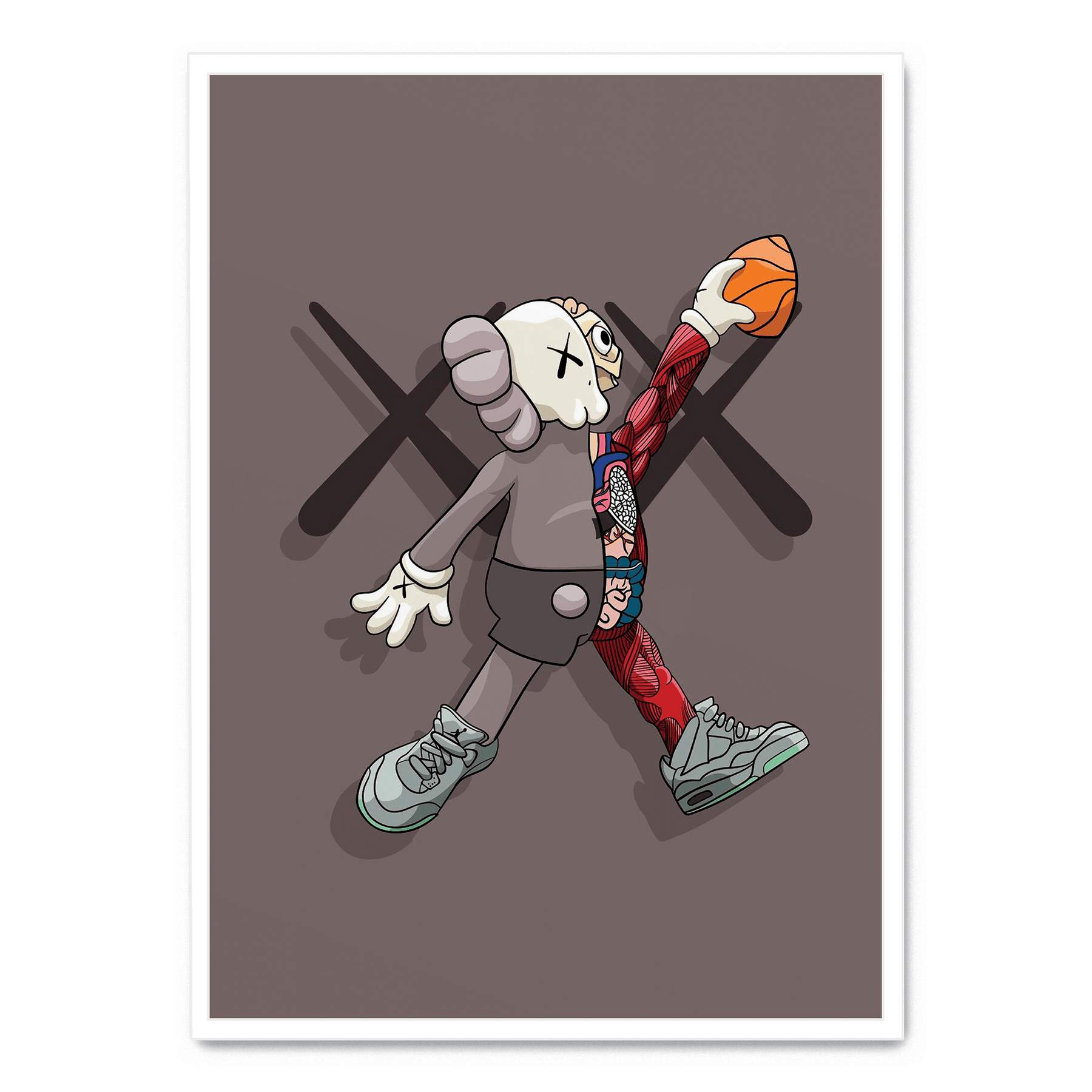 KAWS Basketball poster | Postera.art