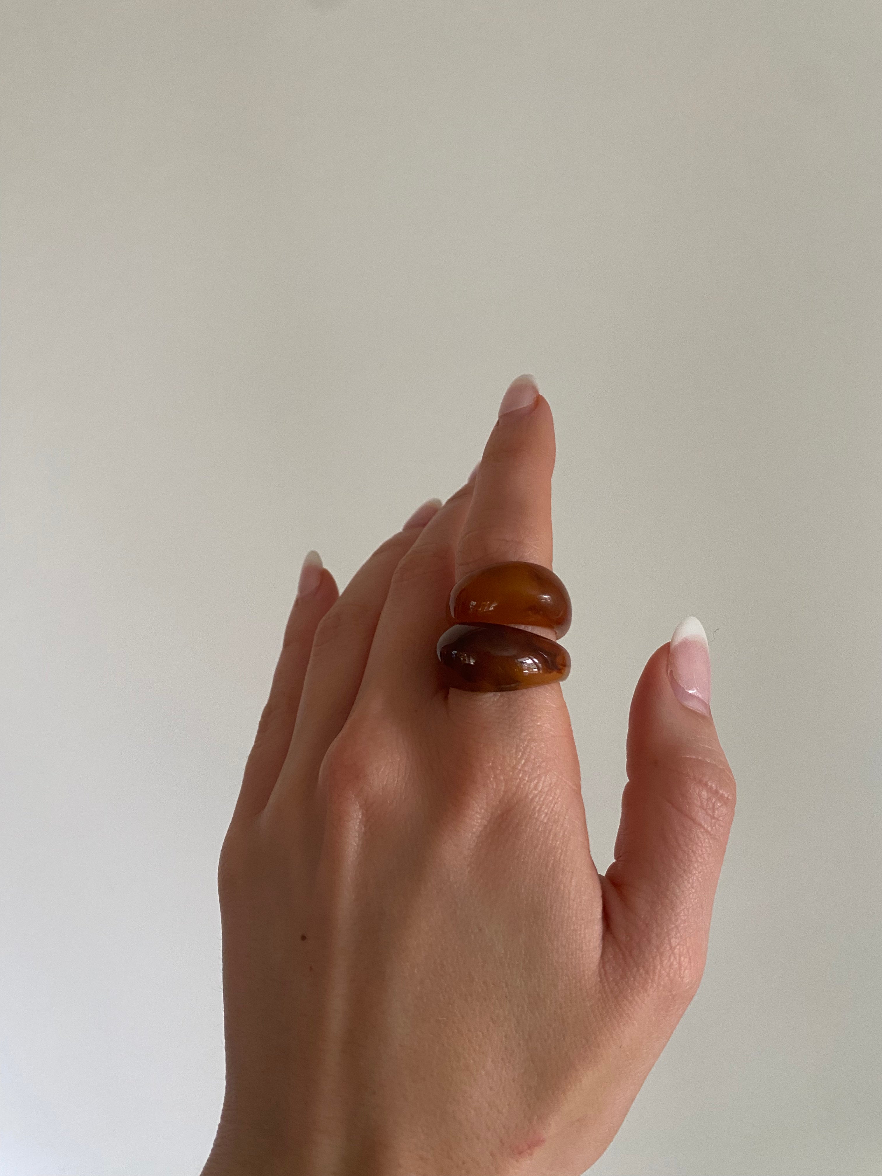 Chunky Brown Ring