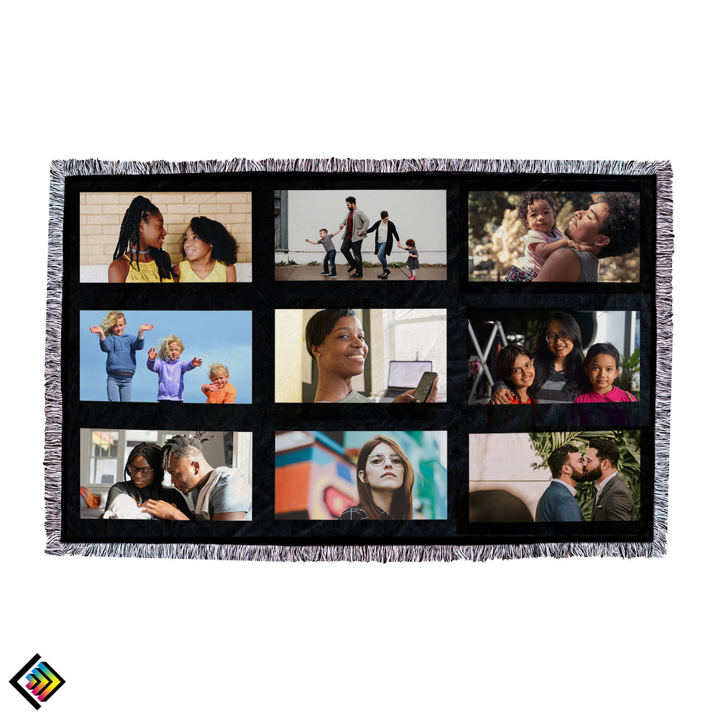 Heart Sublimation Blanket - 25 Panel - 40in x 60in – REAL BLANKS