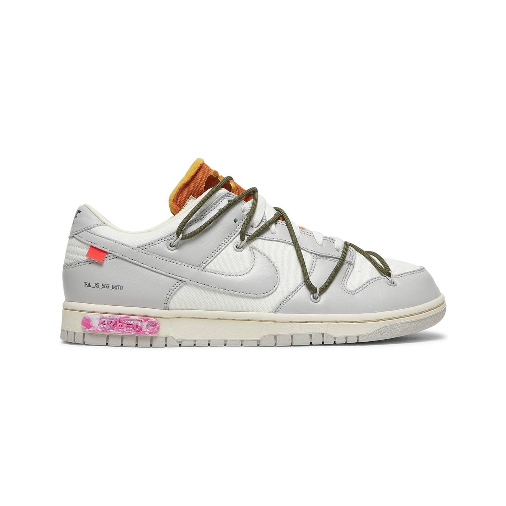 nike dunk off white 22