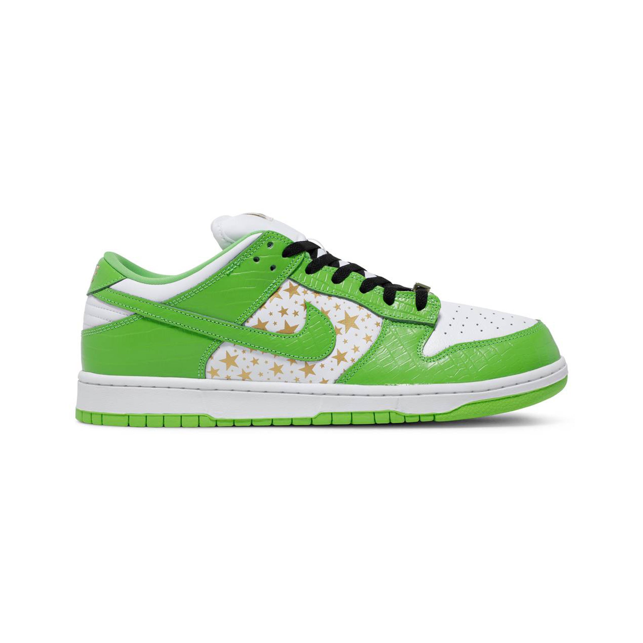 nike sb dunk low supreme stars mean green