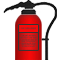 Water Fire Extinguishers are Signal Red