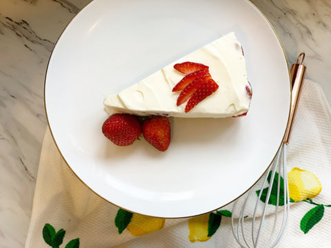 strawberry short cheesecake