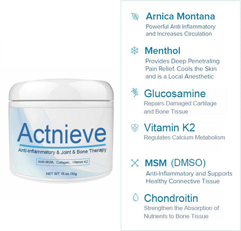 Actnieve™ Anti-Inflammatory & Joint & Bone Therapy Cream