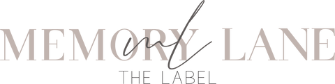Memory Lane The Label Logo