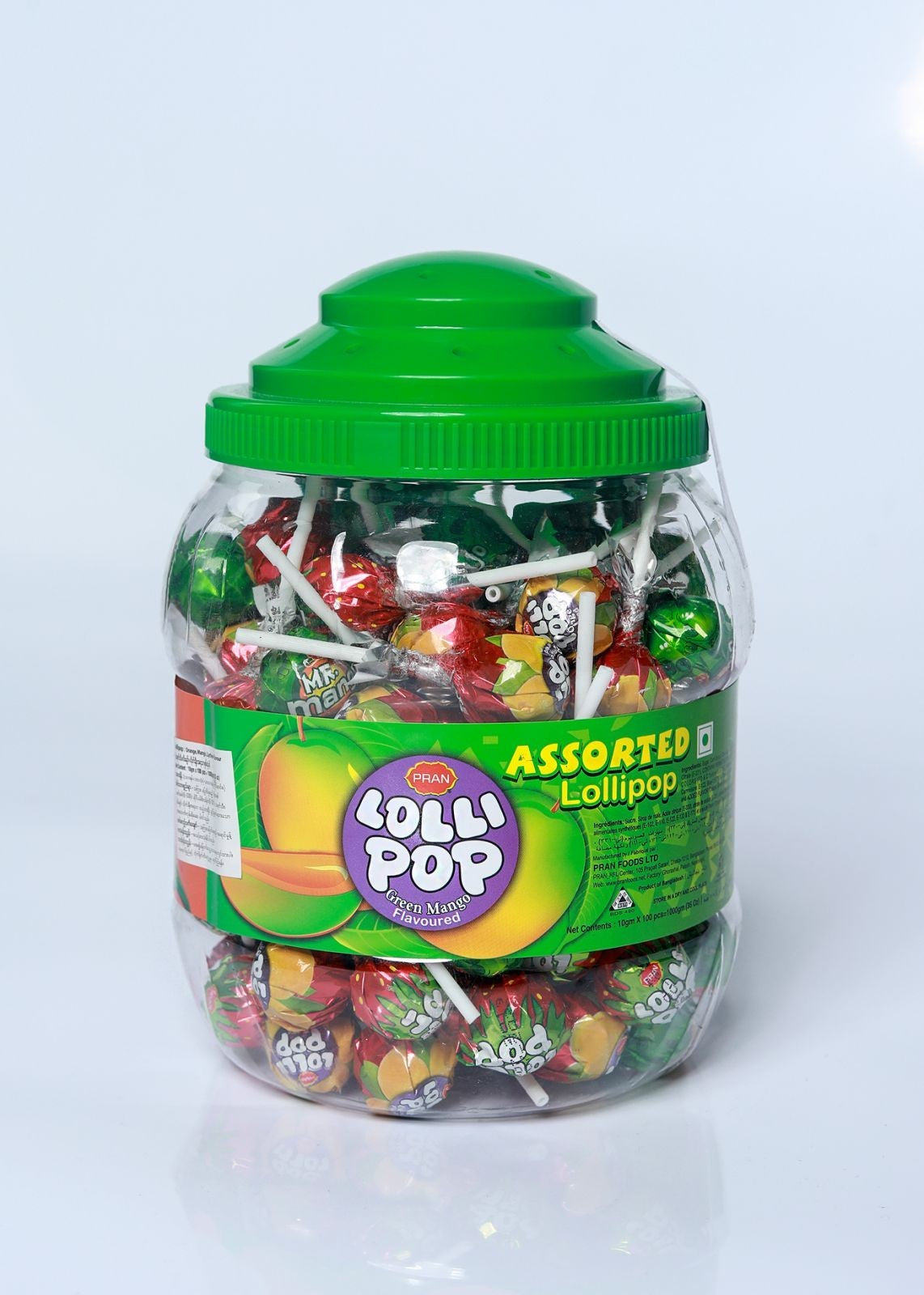 PRAN LOLLIPOP ASSORTED (SUGER BOILED CONFECTIONERY)10GM, MGH