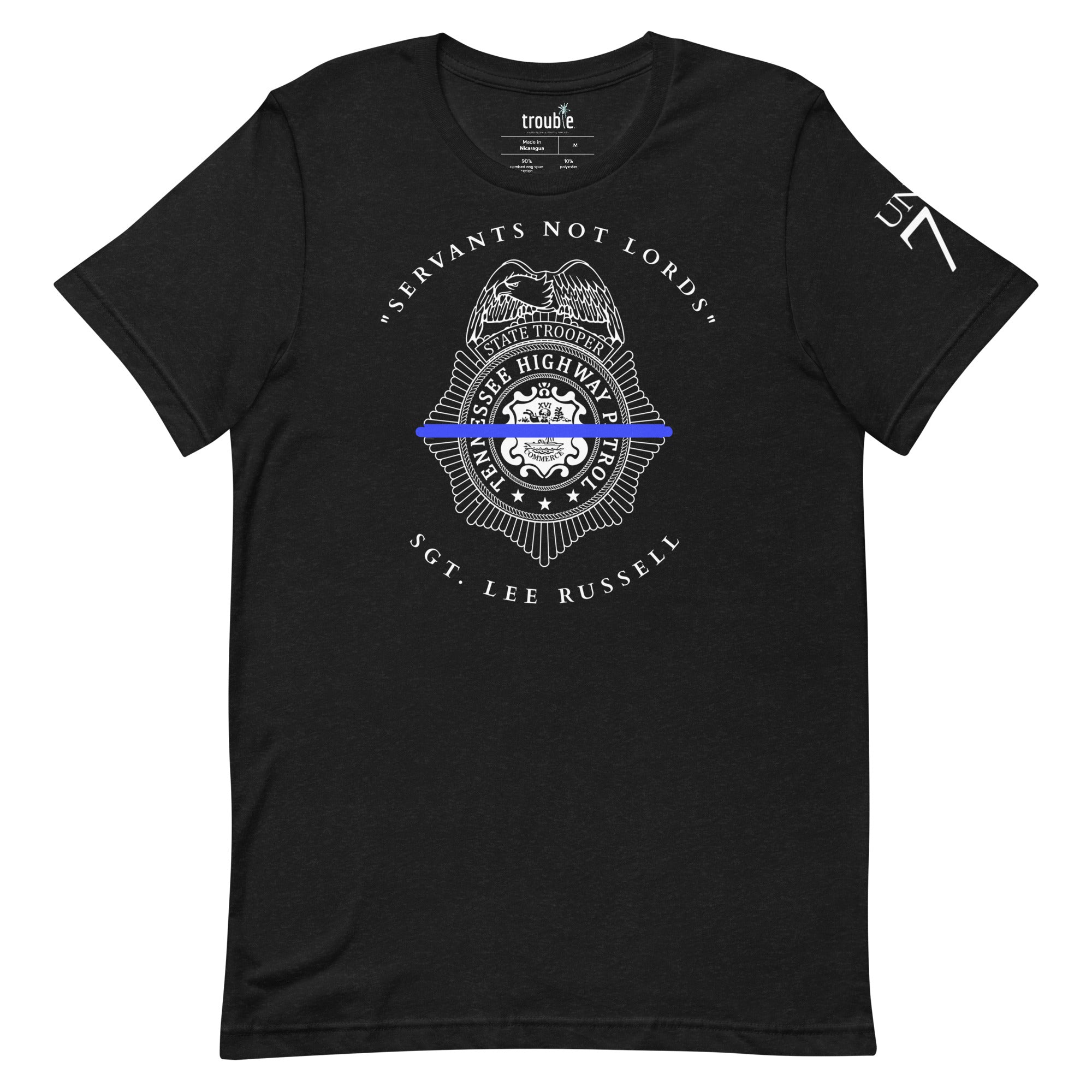 Sgt. Lee Russell - Charitable Shirt – Trouble Spirits & Whiskey
