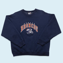 Lade das Bild in den Galerie-Viewer, Pro Player Heavyweight Sweatshirt Denver Broncos 90er, blau, M/L

