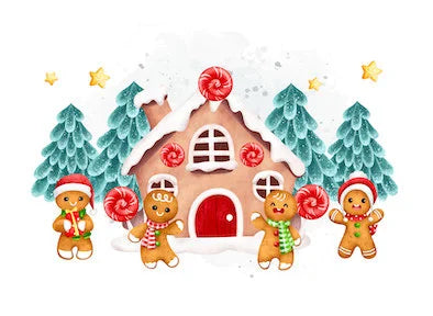 Christmas Painting Ideas Gingerbread House