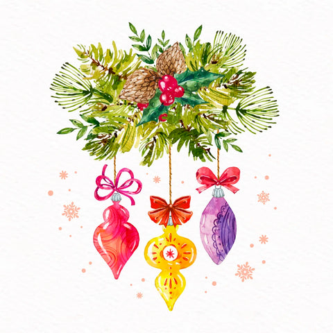 Christmas Painting Ideas Mistletoe Magic