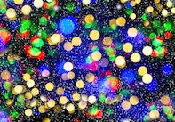 Christmas Painting Ideas Twinkling Christmas Lights