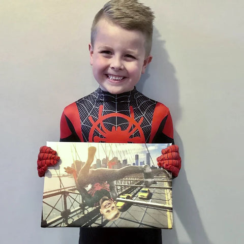 First communion gifts for boys spiderman portrait