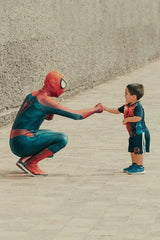Spiderman Portrait Handshake