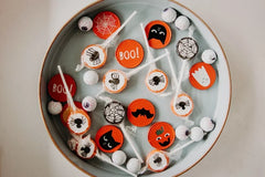 Spooky basket candy and treats
