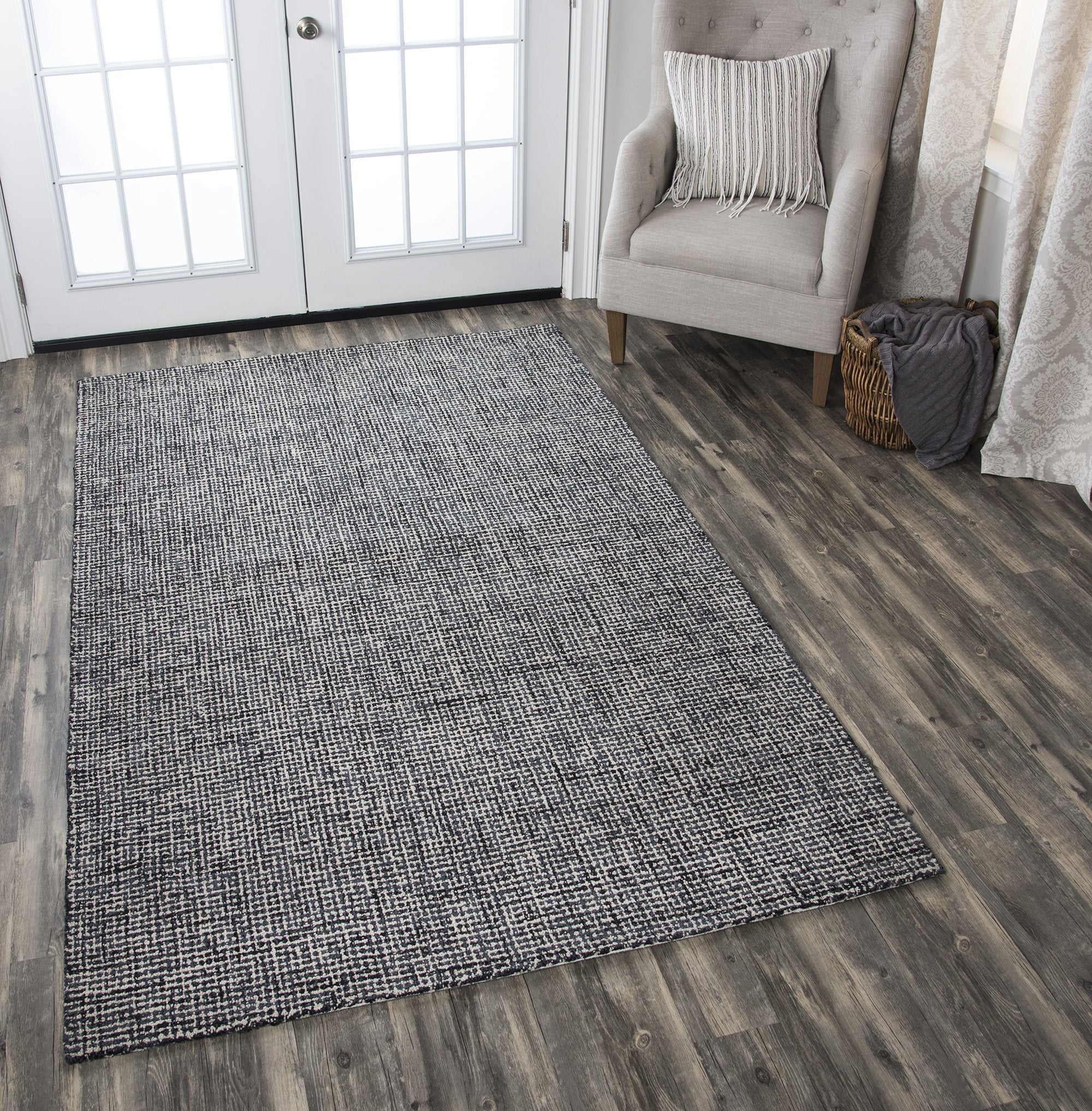 Rizzy Home Brindleton BR791A Black Solid Area Rug RugMethod   BR791A 2151bca0 55ab 4d25 B8b5 0289171f5c8d 