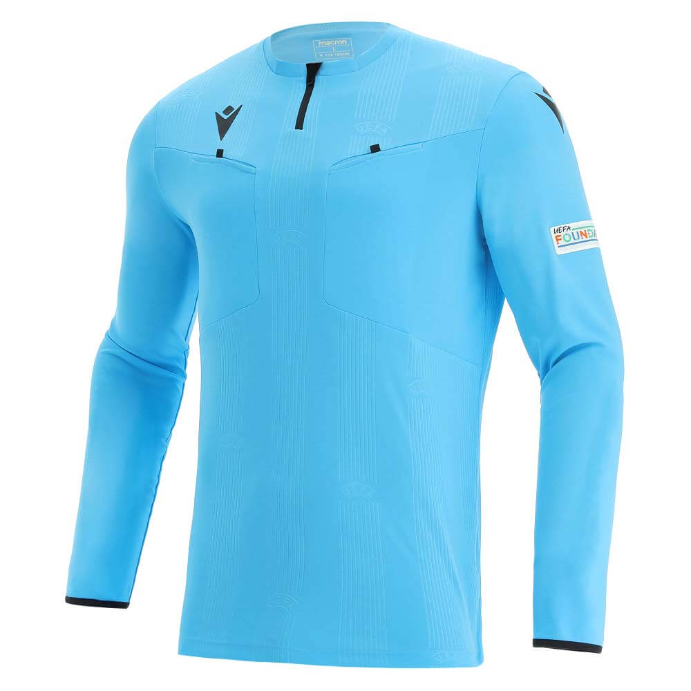 blue referee shirt