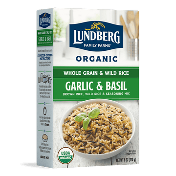Lundberg Whole Grain & Wild Rice Garlic Basil Box
