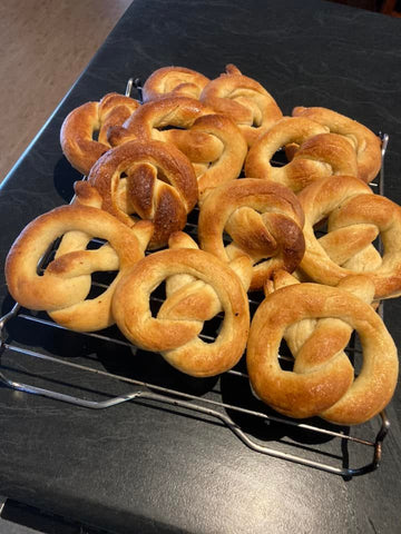 Sourdough pretzels