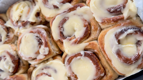 sourdough cinnamon scrolls