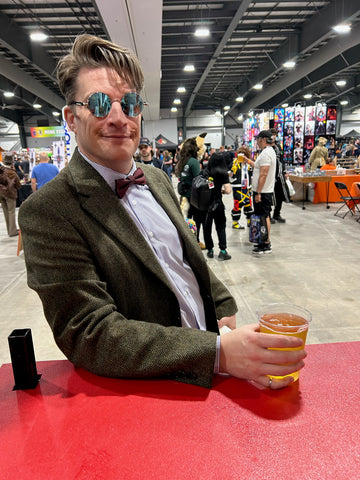 Dr. Who loving our Star Trek Beer 'Engage: Galaxy Class Ale'