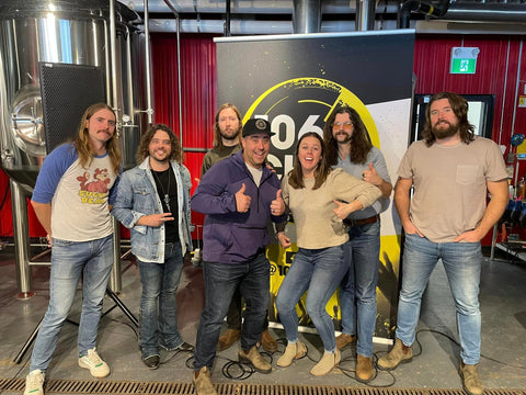 CHEZ106 Winners with The Sheepdogs