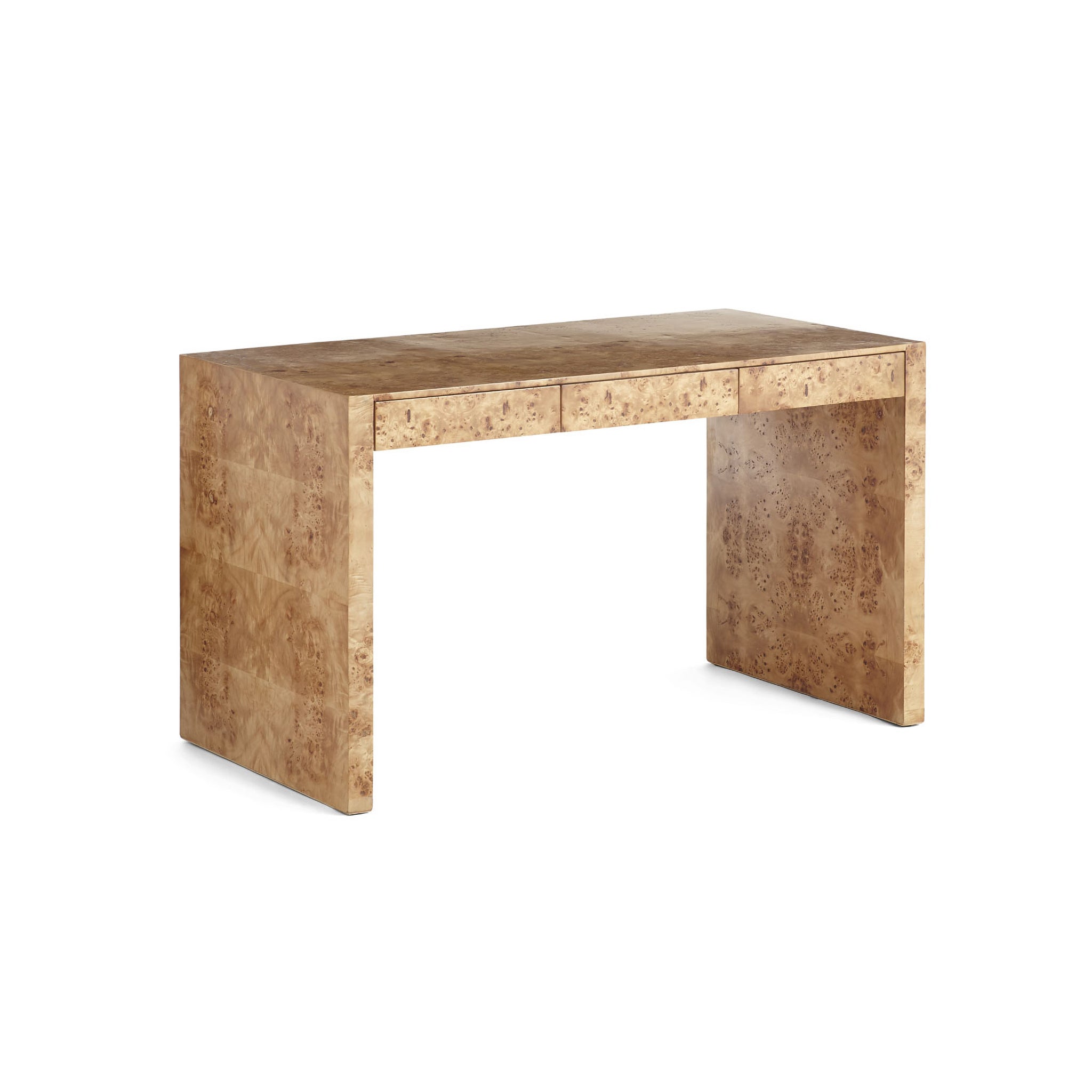 burl wood desk