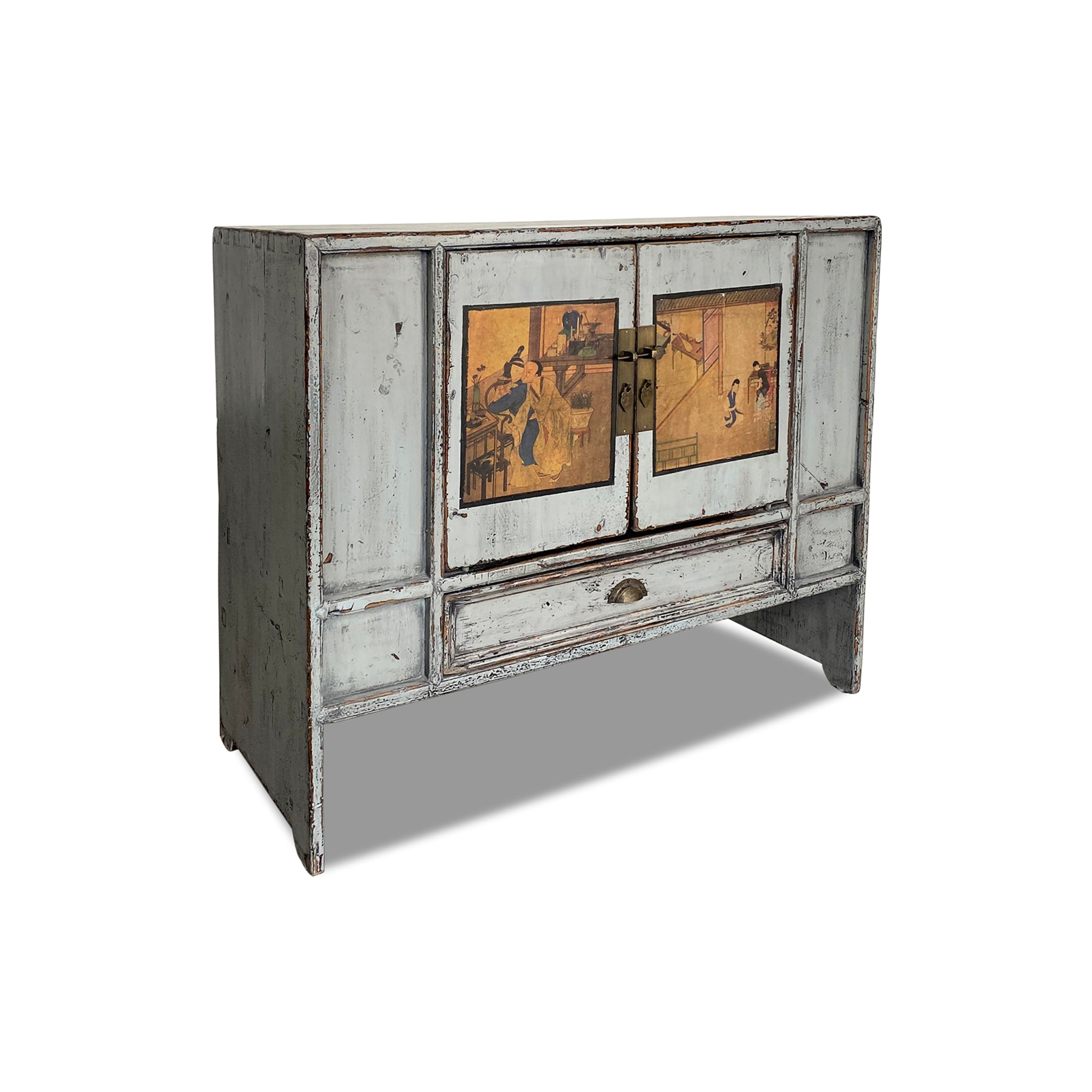Shing Painted Cabinet – Wisteria
